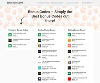 Bonus-Codes.com(Bonus Codes) Screenshot