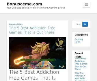 Bonusceme.com(Your One Stop Source for Entertainment) Screenshot