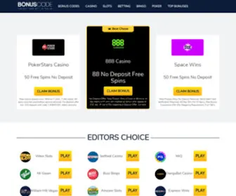 Bonuscode.co.uk(Bonus Code) Screenshot