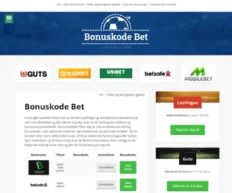 Bonuskodebet.com Screenshot