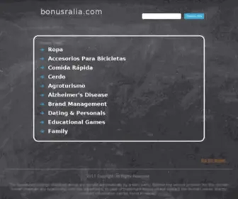 Bonusralia.com(bonusralia) Screenshot