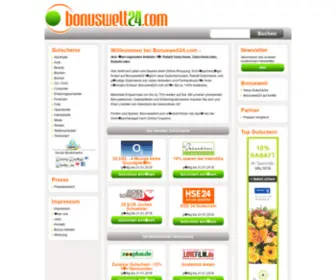 Bonuswelt24.com(Bonus Veren Siteler) Screenshot