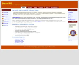 Bonuszkod.com(Bonuszkod) Screenshot