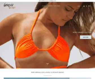 Bonviebikinis.com(Bonvie Bikinis Custom Handmade Swimwear) Screenshot