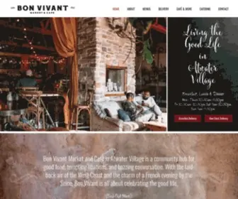 Bonvivantmarketcafe.com(Bon Vivant Market & Cafe) Screenshot