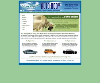 Bonvoyageautobody.com(Bon Voyage Auto Body) Screenshot