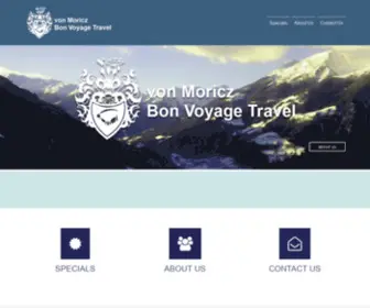 Bonvoyage.co.za(Von Moricz Bon Voyage Travel (Pty)Ltd) Screenshot