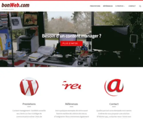 Bonweb.com(Audit, conseils, création de sites, référencement) Screenshot