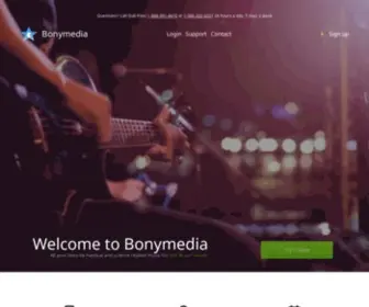 Bonymedia.com(Unlimited Music) Screenshot