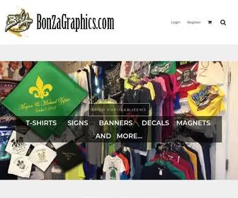 Bonzagraphics.com(Home T) Screenshot