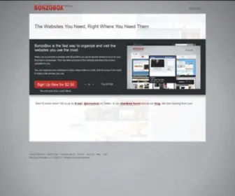 Bonzobox.com(The Websites You Need) Screenshot