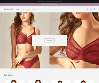 Boobmerch.com(Bras and Tapes for every Cup Size) Screenshot