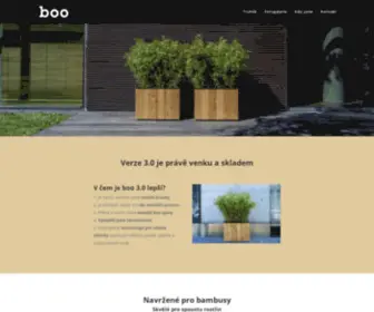 Boo.cz(Velké dřevěné samozavlažovací truhlíky) Screenshot