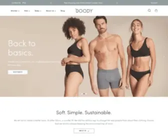 Boodywear.co.za(Boody is a clothing brand) Screenshot