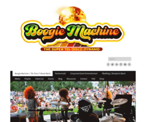 Boogiemachine.com(Boogie Machine) Screenshot