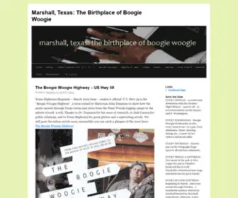 Boogiewoogiemarshall.com(Marshall, Texas) Screenshot