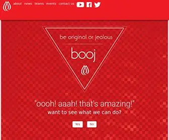 Booj.com(Web development and technology) Screenshot