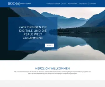 Booja.ch(Wir bringen die digitale und die reale Welt zusammen) Screenshot