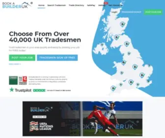 Bookabuilderuk.com(If you want to Find a Tradesperson then Book a Builder UK) Screenshot