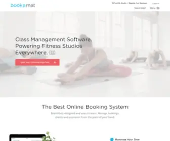 Bookamat.co(Yoga Studio Software) Screenshot