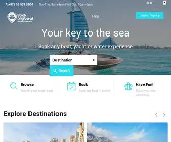 Bookanyboat.com(Boat Rental near me Dubai) Screenshot