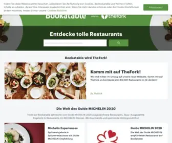 Bookatable.de(Restaurant-Tischreservierung) Screenshot