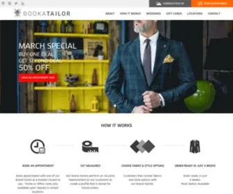 Bookatailor.com(Men's Custom Made Suits & Shirts) Screenshot