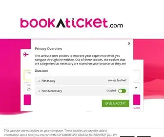 Bookaticket.com(Bookaticket) Screenshot