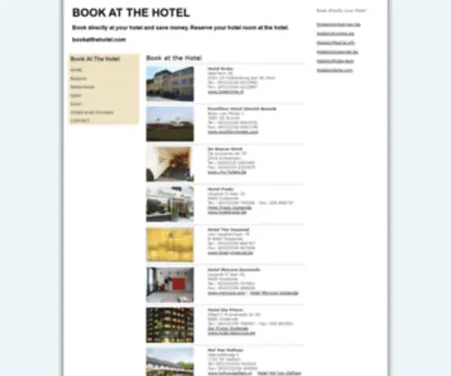 Bookatthehotel.com(Book directly at the hotel) Screenshot