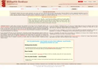 Bookbase.com(Antiquarian books for bibliophiles) Screenshot