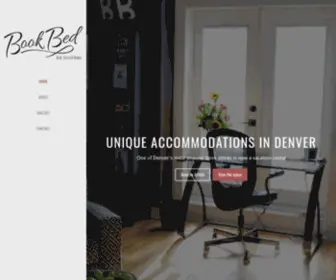 Bookbeddenver.com(BookBed Denver Vacation Rental by Owner in Berkeley) Screenshot