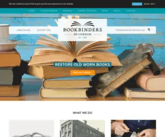 Bookbindersoflondon.com(Bookbinders of London Ltd) Screenshot