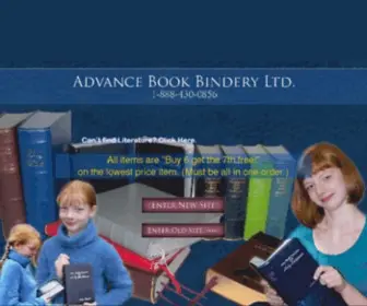 Bookbindery.ca(Advance Book Bindery Ltd) Screenshot