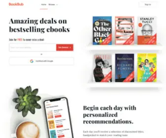 Bookbub.com(Get ebook deals) Screenshot
