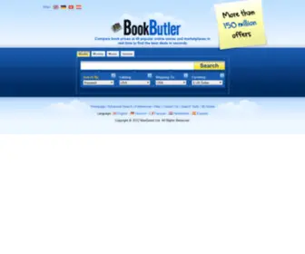 Bookbutler.com(Prijsvergelijking Boek) Screenshot
