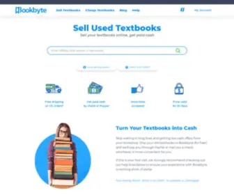 Bookbyte.com(Sell Textbooks For More) Screenshot
