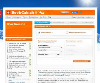 Bookcab.ch(Book Cab in Geneva Airport) Screenshot