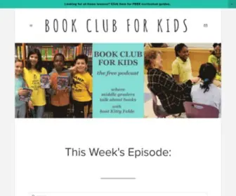 Bookclubforkids.org(Book Club for Kids) Screenshot