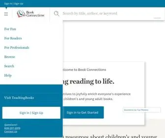 Bookconnections.org(Book Connections) Screenshot