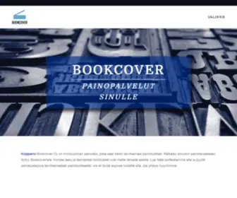 Bookcover.fi(Bookcover kirjapaino) Screenshot