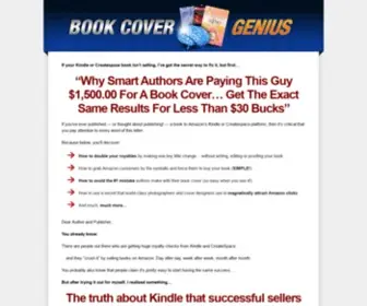 Bookcovergenius.com(Book Cover Genius) Screenshot