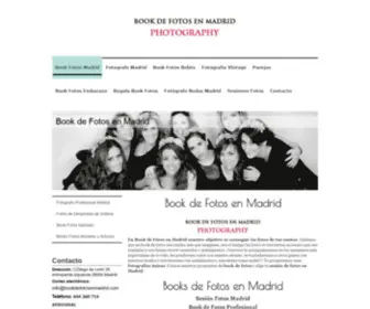 Bookdefotosenmadrid.com(Book de Fotos en Madrid) Screenshot