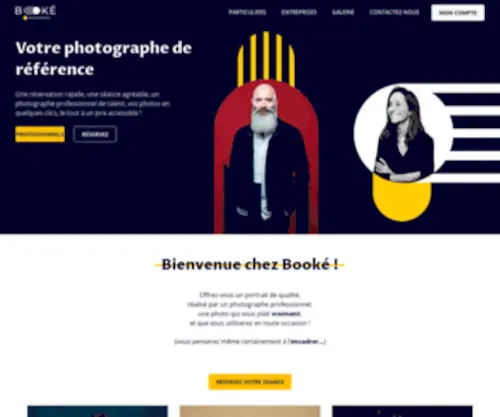 Booke.fr(Portrait photo corporate) Screenshot