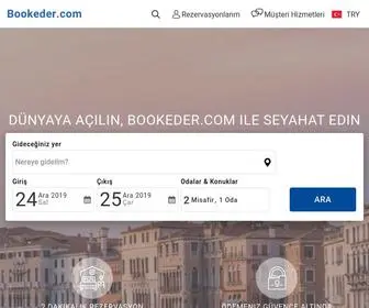 Bookeder.com(Online otel rezervasyonlar) Screenshot
