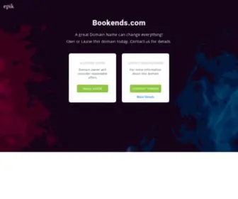 Bookends.com(This Domain Name is registered at Epik.com) Screenshot
