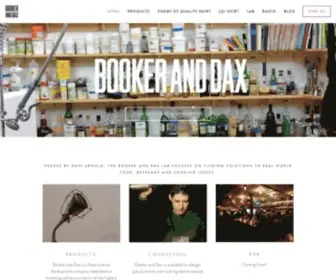 Bookeranddax.com(Booker and Dax) Screenshot