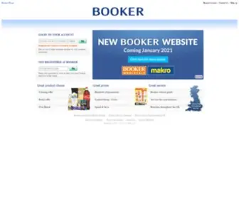 Booker.co.uk(Booker is a market leading wholesale provider in the UK and) Screenshot