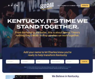 Bookerforkentucky.com(Join the Fight) Screenshot