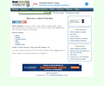 Bookgoldmine.com(Book Gold Mine) Screenshot