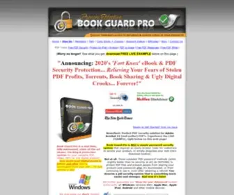Bookguardpro.com(PDF Security) Screenshot